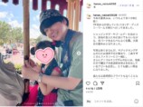 花江夏樹、家族でディズニー・ワールドを満喫の画像