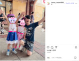 花江夏樹、家族でディズニー・ワールドを満喫の画像