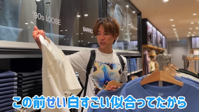 「GAP」で子どもたちの洋服を爆買いする杉浦太陽