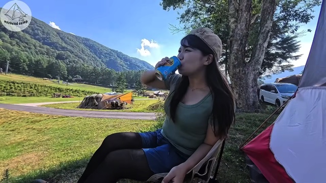 父と一緒に『丸沼高原オートキャンプ場』を楽しむ週末キャンプチャンネル。のたにりか