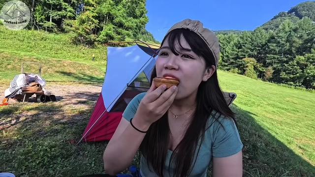 たにりか、父と仲睦まじくキャンプ旅