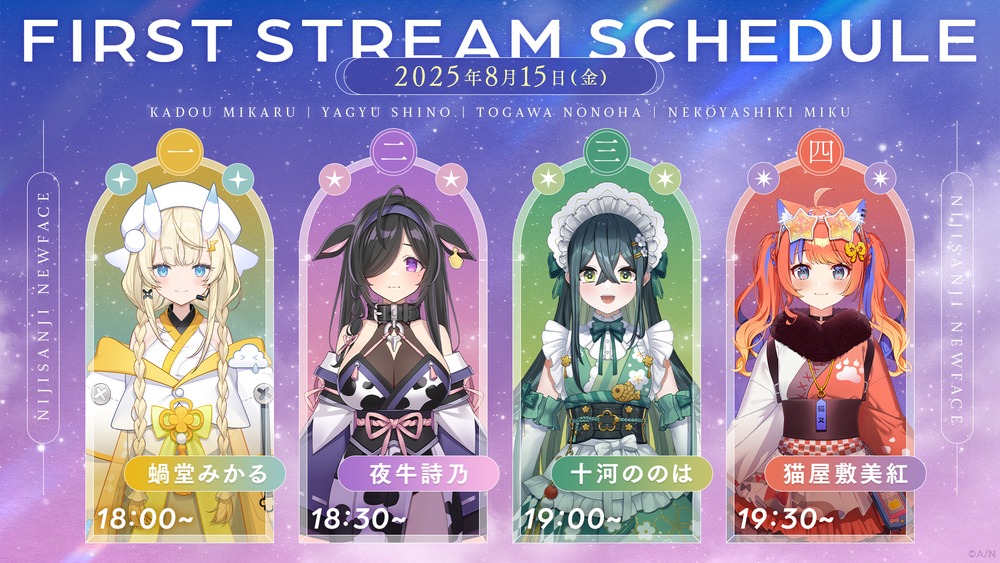 にじさんじよりガールズバンドがデビューの画像