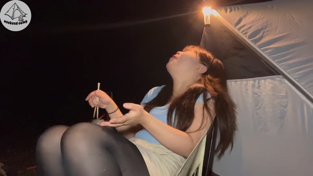 父と一緒にキャンプを楽しむ、週末キャンプチャンネル。のたにりか