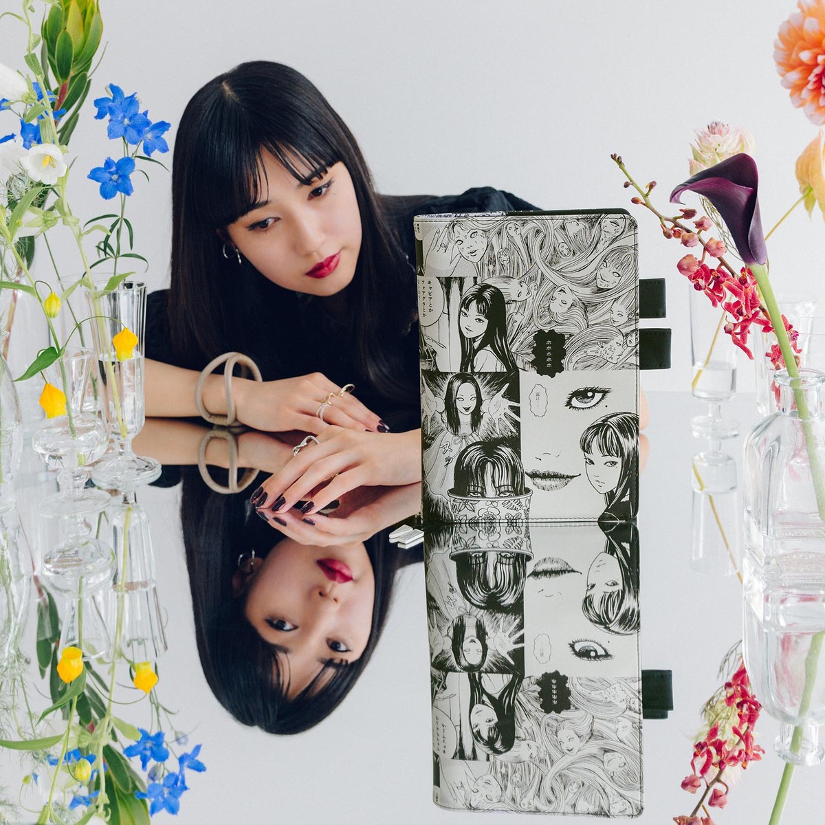 伊藤潤二のホラー漫画『富江』が手帳にの画像