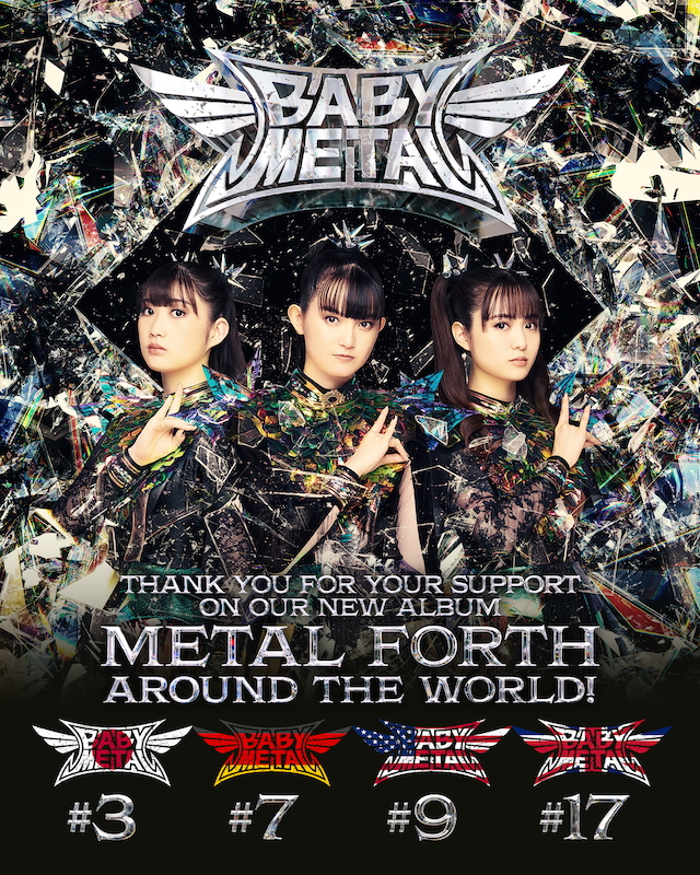 『METAL FORTH』主要国チャート一覧