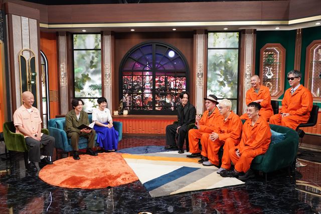 『with MUSIC』スタジオの様子（RIP SLYME、松下洸平、有働由美子）