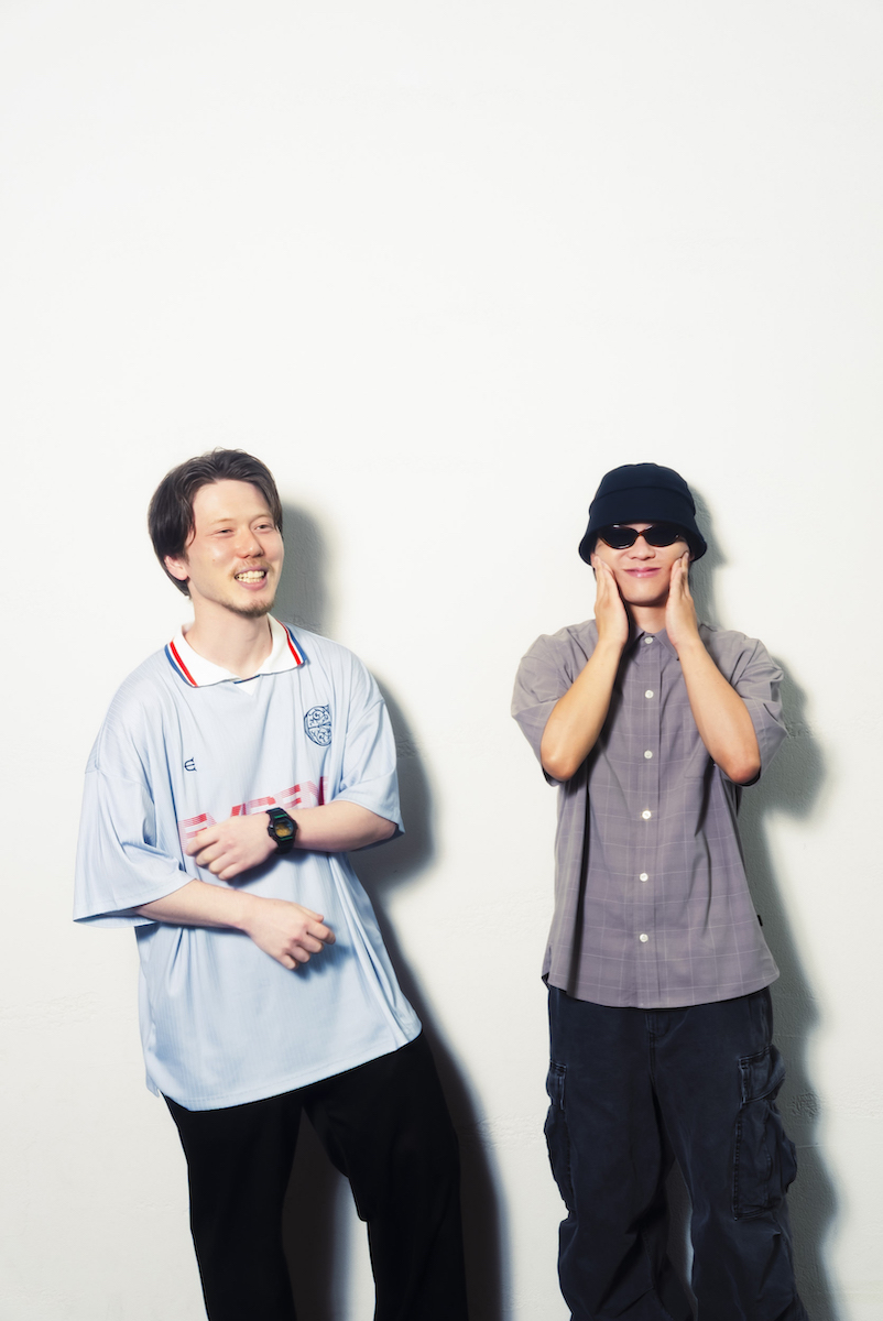 鋭児 藤田聖史(Key)、市原太郎(Dr)(撮影=堀内彩香)