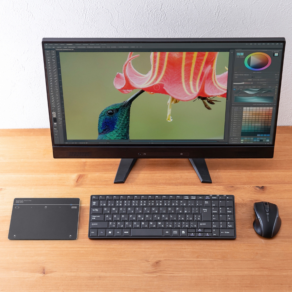 サンワサプライ株式会社のタッチパッド,マウスと同時使用