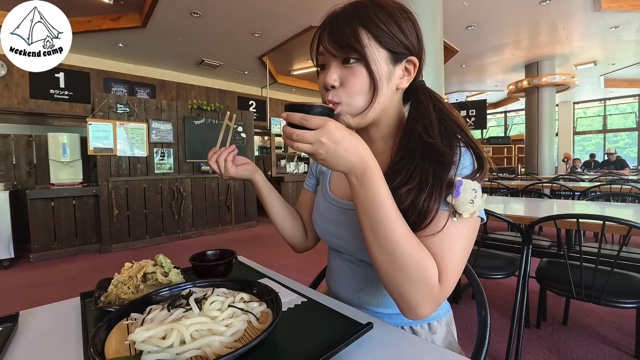 ソフトクリームやお蕎麦を楽しむたにりか