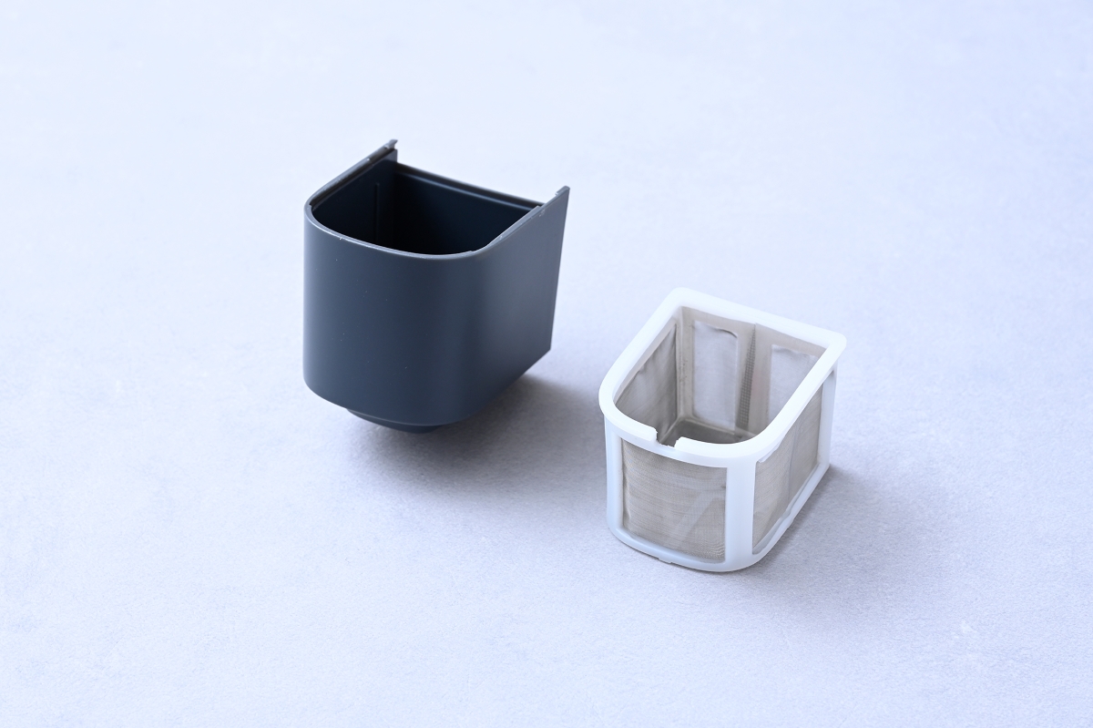 山善の「次世代電気ポット」,金属メッシュフィルター