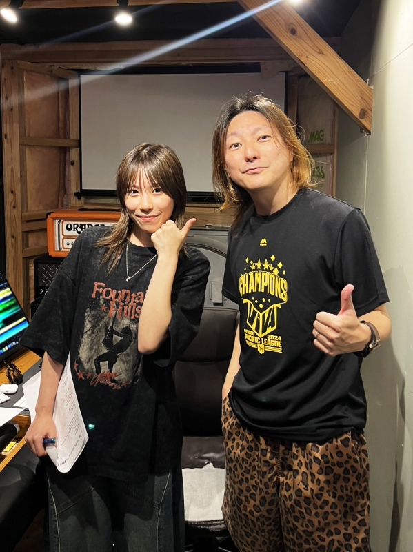 砂月凜々香、松隈ケンタ 2ショット写真