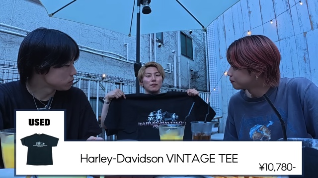 コムドットが購入したヴィンテージTシャツ