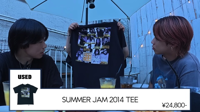 コムドットが購入したヴィンテージTシャツ