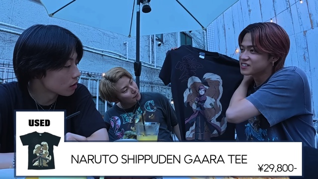 コムドットが購入したヴィンテージTシャツ