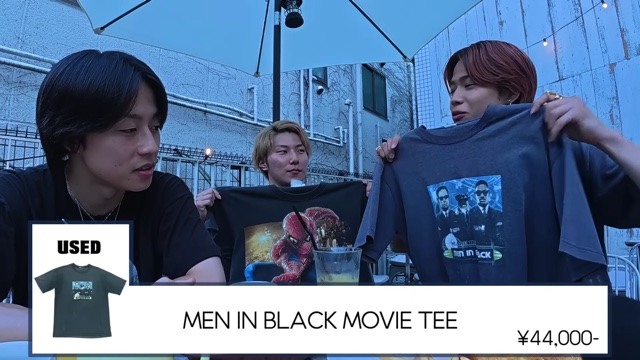 コムドットが購入したヴィンテージTシャツ