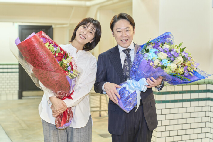 阿部サダヲ×松たか子『しあわせな結婚』撮了