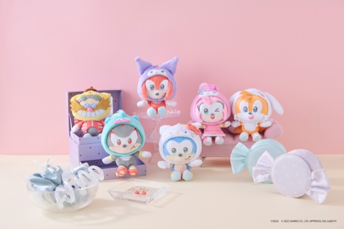 「SONIC & FRIENDS」とサンリオキャラクターズのコラボ　SONIC ＆ FRIENDS Sanrio characters　マスコット