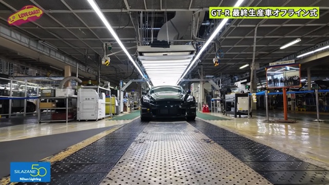 日産GT-Rの生産ライン