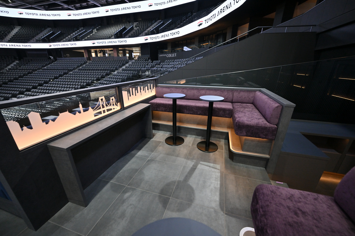 JAPAN AIRLINES TERRACE SUITE（NIGHT） ©TOYOTA ARENA TOKYO