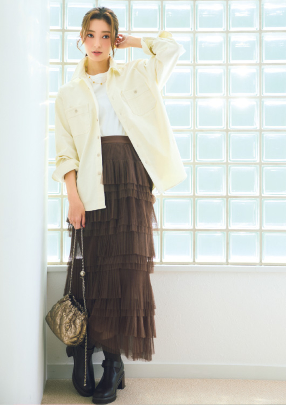 髙地優吾、小林由依が表紙『andGIRL』秋号の画像