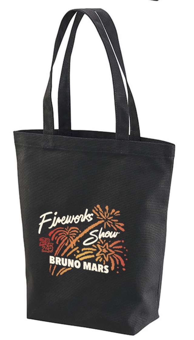 『Bruno Mars Fireworks Show』トートバッグ