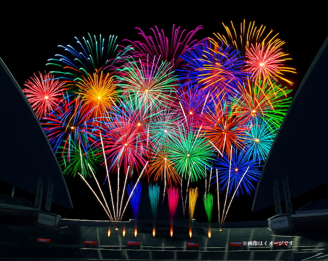 大阪 SENNAN LONG PARK 花火イメージ