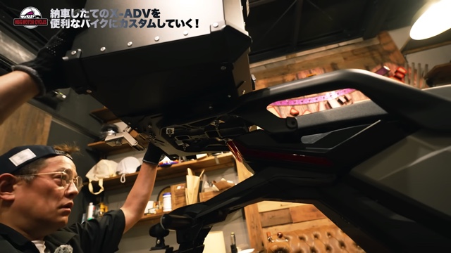 井戸田潤のカスタムされた「ホンダX-ADV」