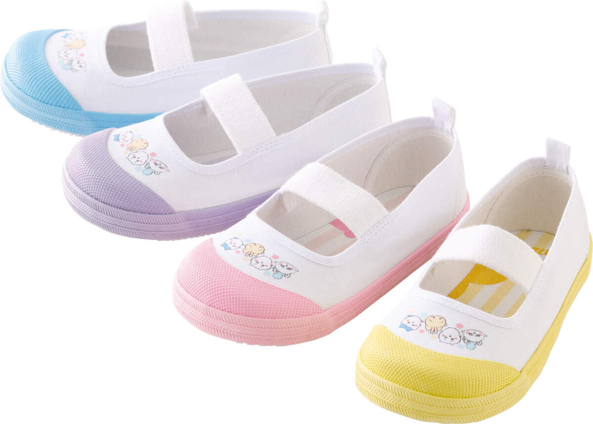 『ちいかわ』の上履き（全4色）が初登場の画像