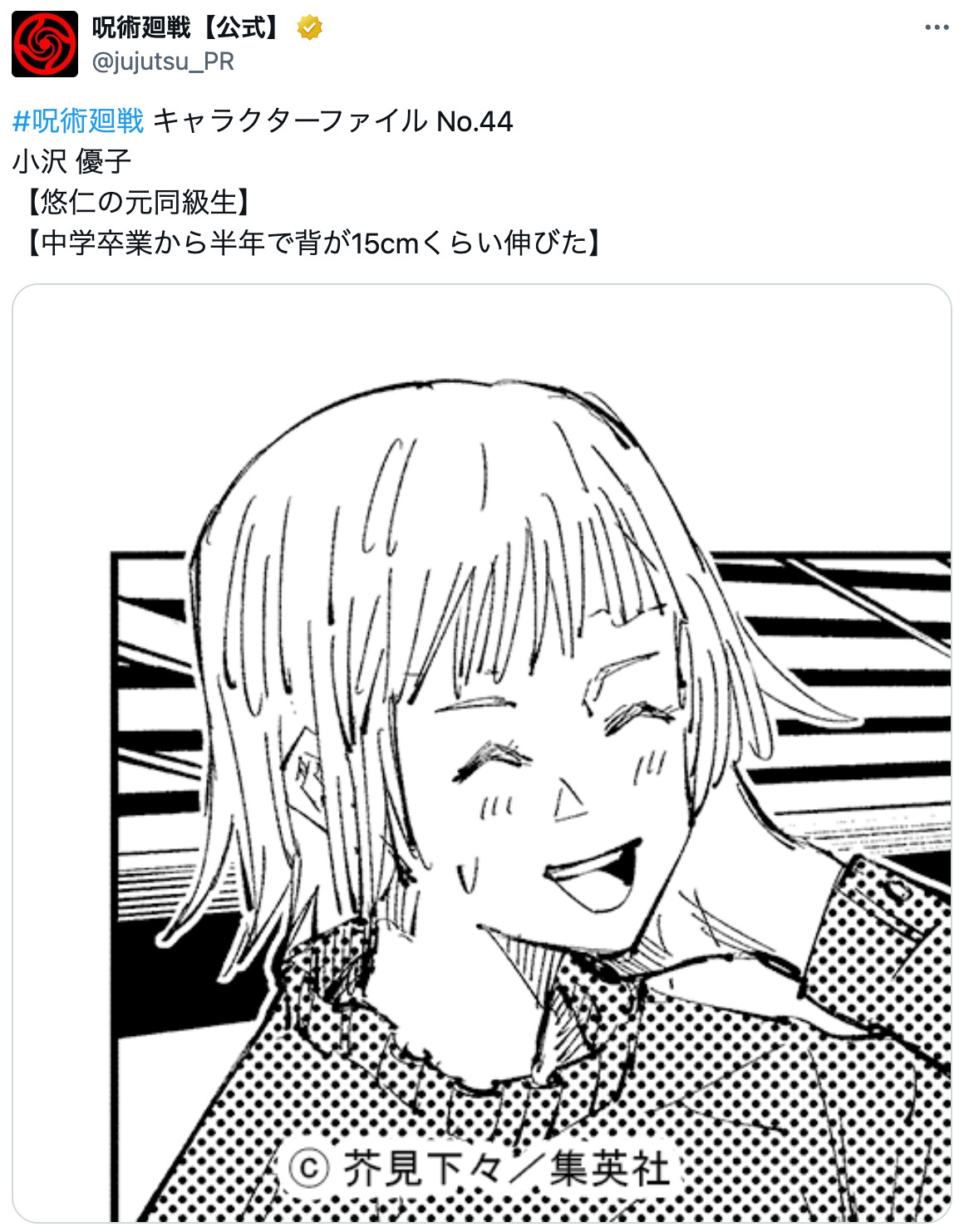 『呪術廻戦』”近未来スピンオフ”連載開始の画像