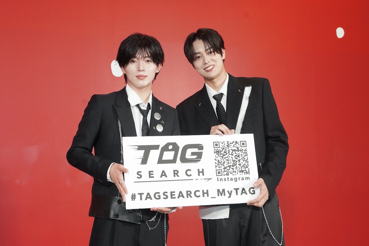 TAG SEARCH（西山智樹・前田大輔 ）限定ペンライト＆ステッカー 西山智樹＆前田大輔が語る『TAG SEARCH』への思い、年内デビュー