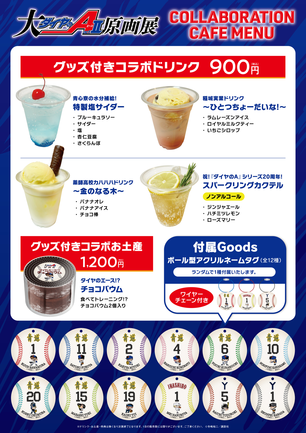 「大『ダイヤのＡ actⅡ』原画展」の画像