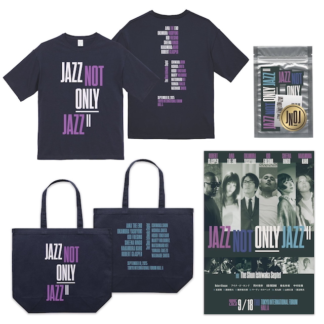 【完売品】JAZZ NOT ONLY JAZZ II Tシャツ Lサイズ ライブ企画『JAZZ NOT ONLY JAZZ II』冒頭2曲をInstagramにて生