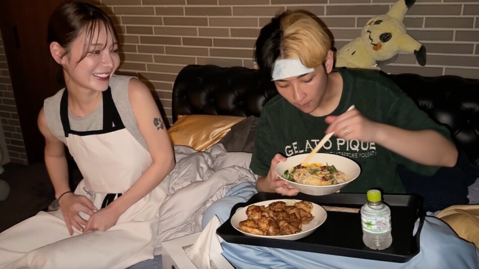 ヒカル、妻・進撃のノアの手料理を堪能