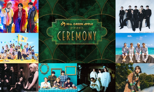 『「Mrs. GREEN APPLE presents 『「CEREMONY」』TVer配信告知画像