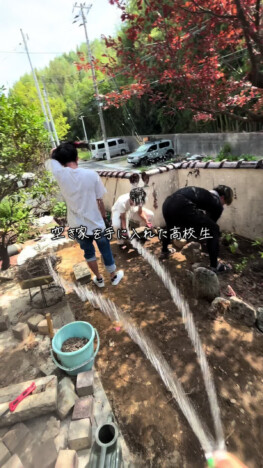 高校生たちが空き家をDIY