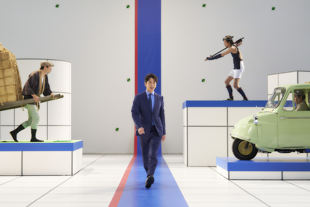 佐川急便の新テレビCM『今日も、SAGAWAがいます。』篇 メイキング写真