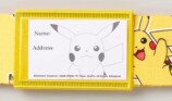 ピカチュウが描かれているネームプレート