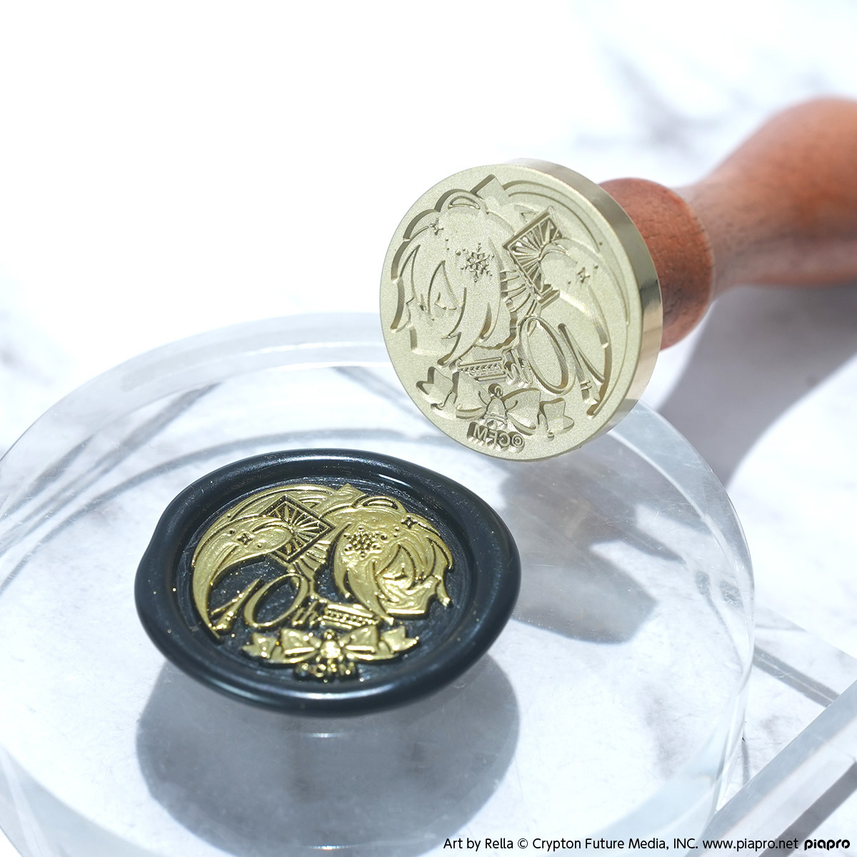 初音ミクのシーリングスタンプが発売の画像