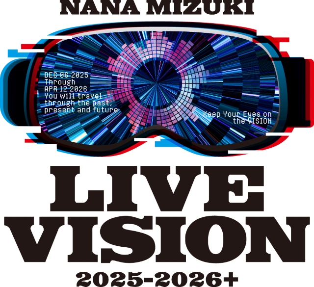 水樹奈々『NANA MIZUKI LIVE VISION 2025-2026＋』ロゴ