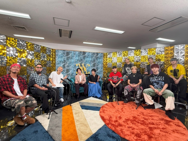 UVERworld×SKY-HI 『CANNONBALL 2025』内の『with MUSIC出張トーク』場面写真