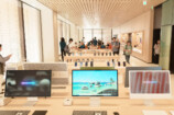 Apple 銀座3F内装（撮影＝白石倖介）