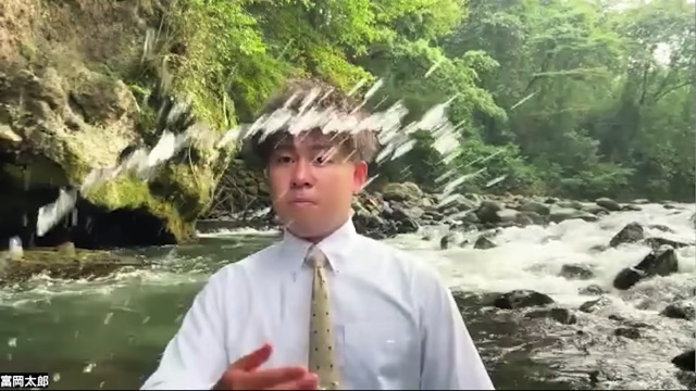 リモート画面でドッキリを仕掛けるけーさんとたろー