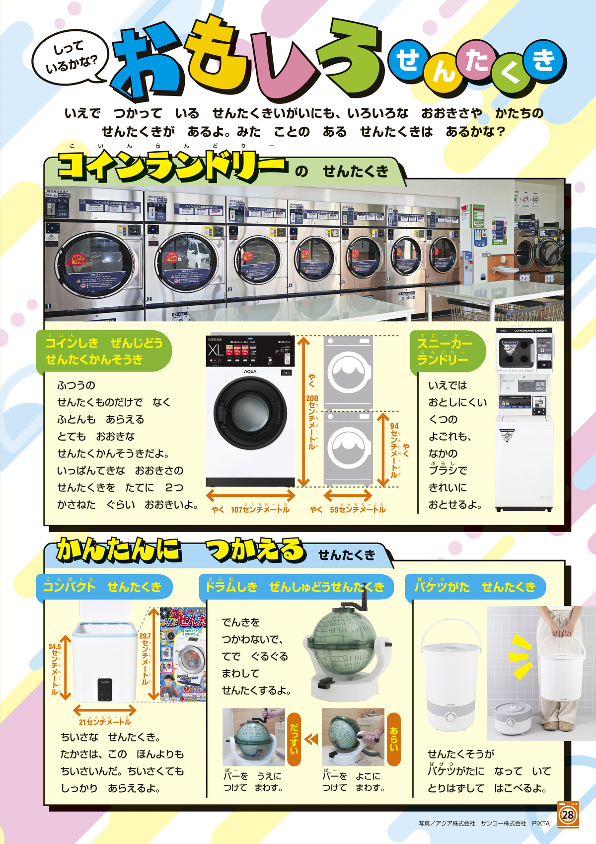 「せんたくき」が超リアルな付録に　の画像