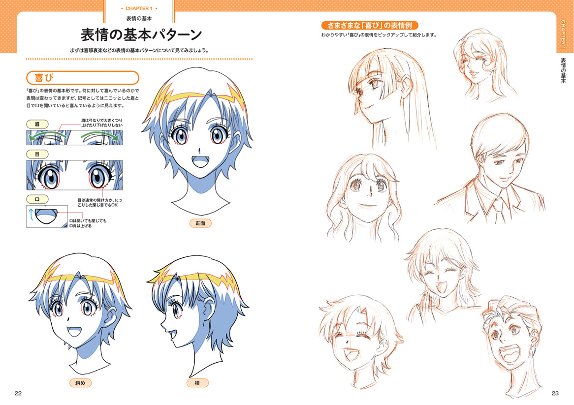 表情豊かなキャラを描くには？の画像