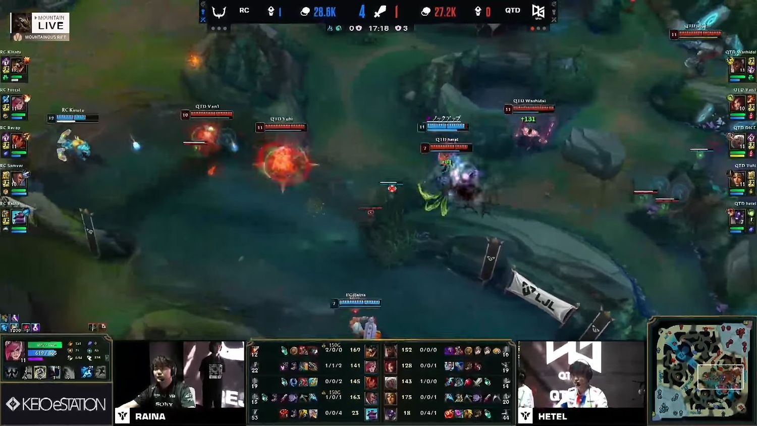 『LJL』ファン必見 選手カメラの進化を解説の画像