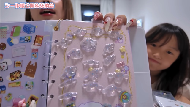 おさきが紹介したシール帳