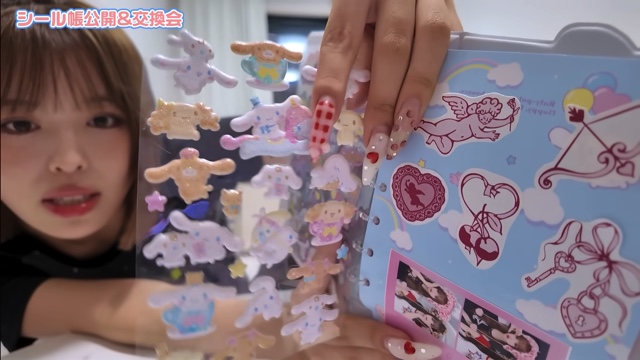 おさきが紹介したシール帳