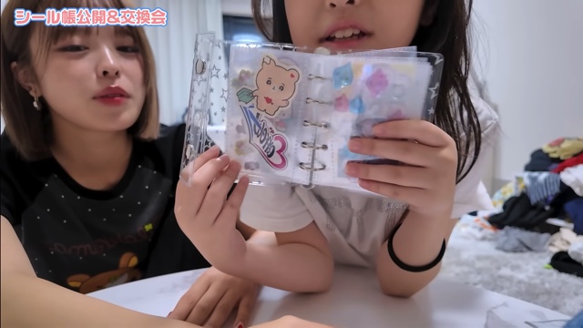 おさきが紹介したシール帳