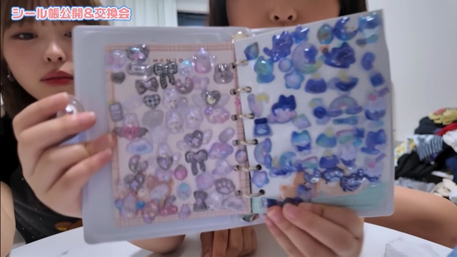 おさきが紹介したシール帳