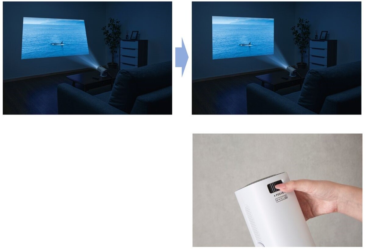 ニトリ、1万円切るプロジェクターの画像